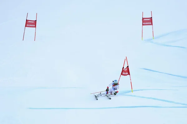 Killington November Wendy Holdener Sui Finish Area Second Run Giant — Stock Photo, Image