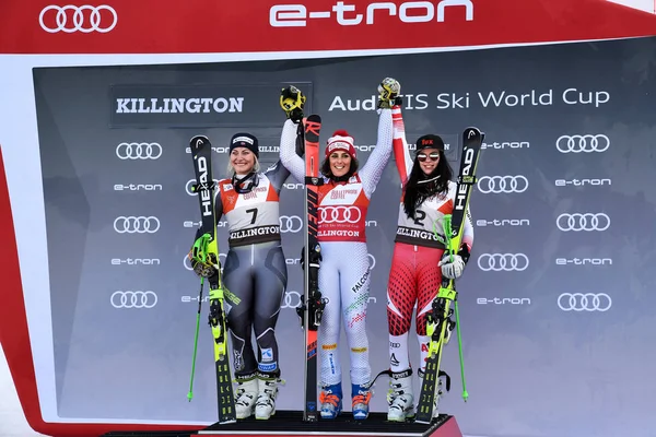 Killington Eua Novembro Ragnhild Mowinckel Noruega Ocupa Segundo Lugar Federica — Fotografia de Stock