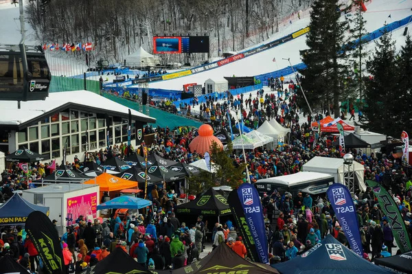 Killington Usa Novembre Una Visione Generale Del Festival Village Delle — Foto Stock