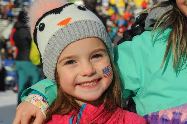 Killington Verenigde Staten November Een Algemeen Beeld Festival Plaats Kinderen — Stockfoto