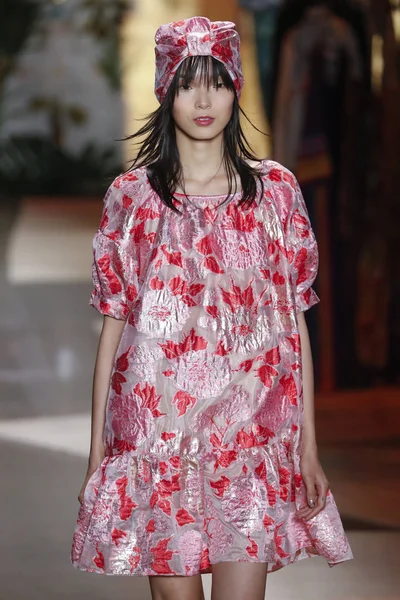 New York September Anna Sui Tijdens New York Fashionweek Shows — Stockfoto