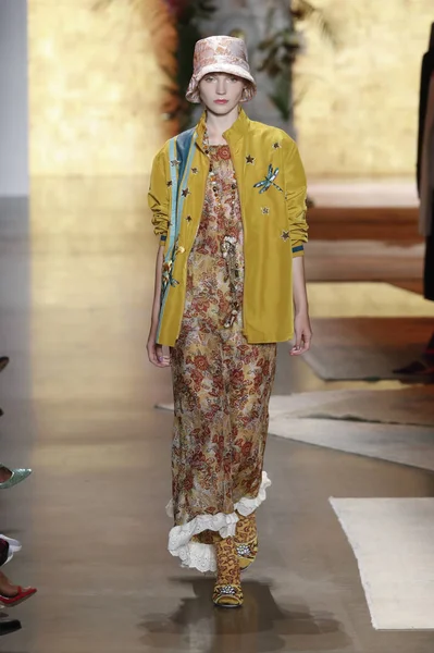 Nowy Jork Września Anna Sui Podczas New York Fashion Week — Zdjęcie stockowe