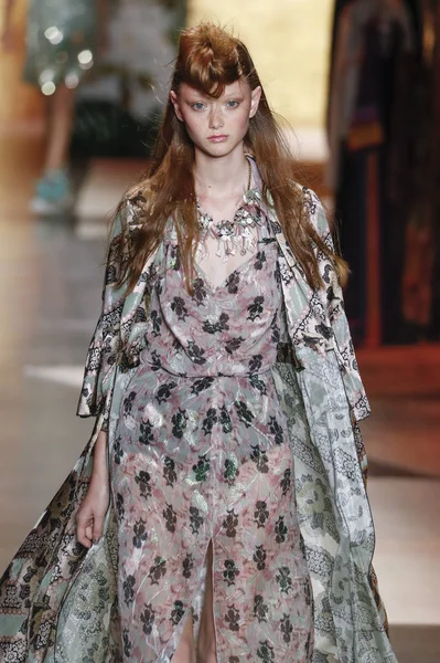 New York September Anna Sui New York Fashion Week Shows — Stock Photo, Image