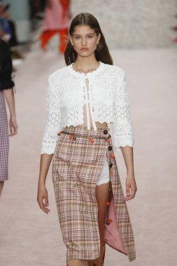 New York, Ny - 10 Eylül: Carolina Herrera New York moda haftası sırasında: 10 Eylül 2018 dizileri New York City.