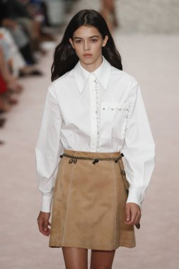 New York, Ny - 10 Eylül: Carolina Herrera New York moda haftası sırasında: 10 Eylül 2018 dizileri New York City.