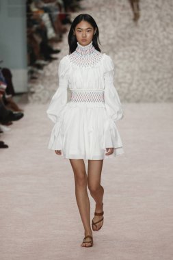 New York, Ny - 10 Eylül: Carolina Herrera New York moda haftası sırasında: 10 Eylül 2018 dizileri New York City.