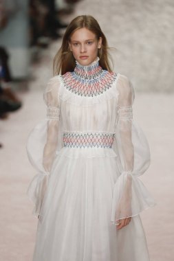 New York, Ny - 10 Eylül: Carolina Herrera New York moda haftası sırasında: 10 Eylül 2018 dizileri New York City.