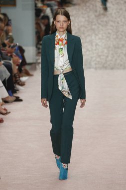 New York, Ny - 10 Eylül: Carolina Herrera New York moda haftası sırasında: 10 Eylül 2018 dizileri New York City.