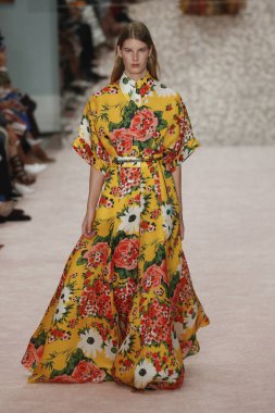 New York, Ny - 10 Eylül: Carolina Herrera New York moda haftası sırasında: 10 Eylül 2018 dizileri New York City.