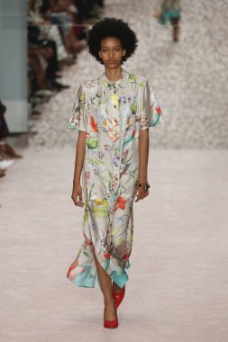 New York, Ny - 10 Eylül: Carolina Herrera New York moda haftası sırasında: 10 Eylül 2018 dizileri New York City.