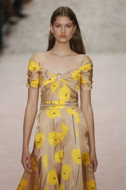 New York, Ny - 10 Eylül: Carolina Herrera New York moda haftası sırasında: 10 Eylül 2018 dizileri New York City.