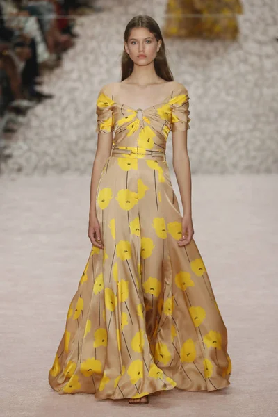 New York Eylül Carolina Herrera New York Moda Haftası Sırasında — Stok fotoğraf