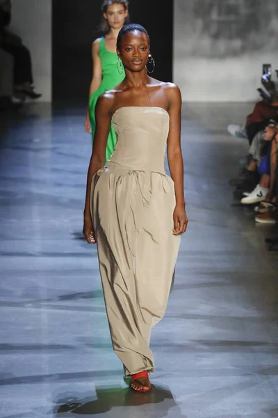 New York Eylül Prabal Gurung Pist Göster New York Moda — Stok fotoğraf