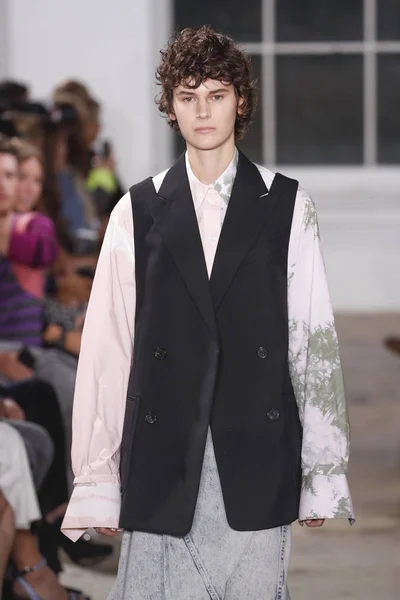 New York Eylül Pist Proenza Schouler Ilkbahar Yaz 2019 Moda — Stok fotoğraf