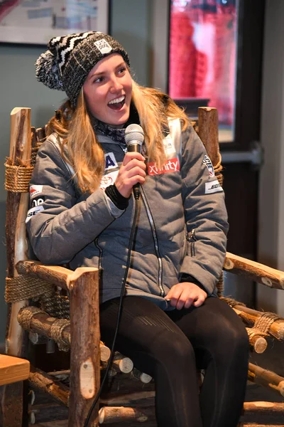 Killington November Een Persconferentie Killington Cup Killington Ski Resort November — Stockfoto