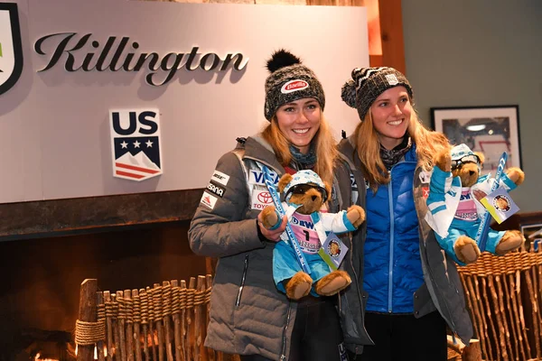 Killington November Een Persconferentie Killington Cup Killington Ski Resort November — Stockfoto