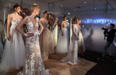 New York, NY-10 Nisan: New York moda haftasında Eisen Stein Spring 2020 gelin sunumu sırasında genel atmosfer: gelin Nisan 10, 2019 New Yorklu. 