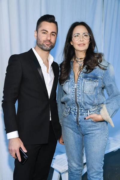 New York April Nir Moscovich Berta Balilti Posing Backstage Berta — Stock Photo, Image