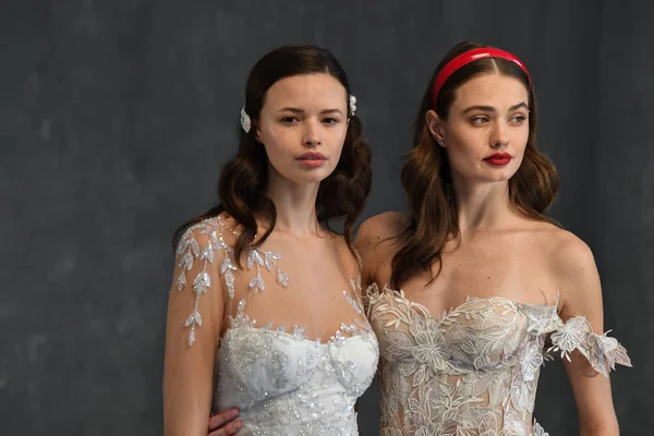 New York Április Modellek Jelentő Során Galia Lahav Tavaszi 2020 — Stock Fotó