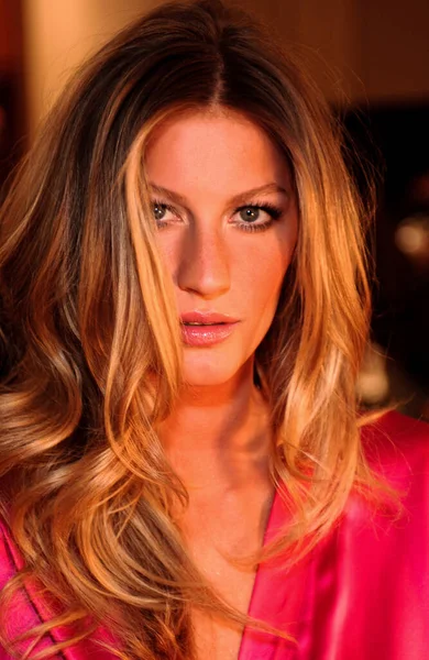 Hollywood November Gisele Bundchen Getting Ready Victoria Secret 2006 Fashion — Stock Photo, Image