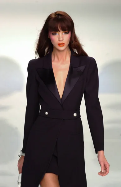 Paris France October 2003 Model Mariacarla Boscono Walk Runway Fashion — 스톡 사진