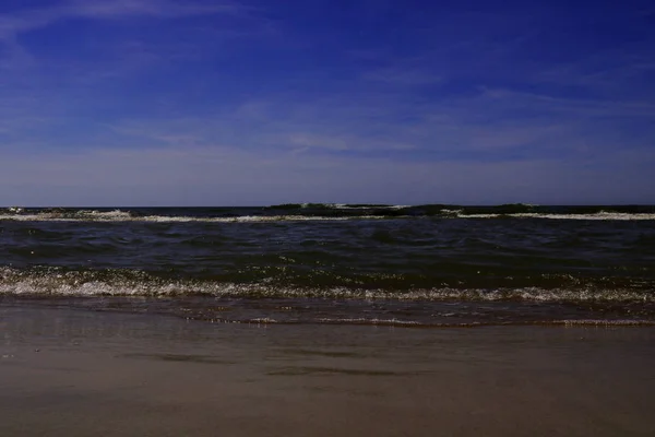 Pláž Palanga Jeden Nejpopulárnějších Litevských Pláží Dlouhým Molem Písčité Místo — Stock fotografie