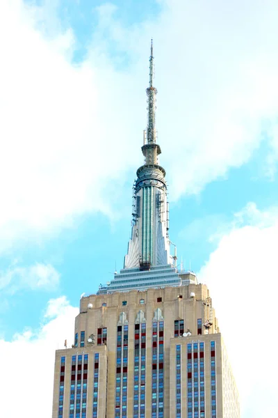 Empire State Building em Manhattan, Nova Iorque — Fotografia de Stock