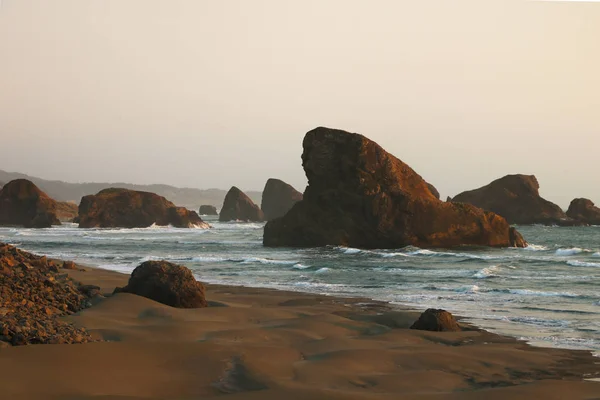 View Beautiful Rocks Waters Pacific Ocean — Stock Photo, Image