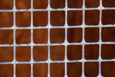 Paslı çelik ağ arkaplan dokusunun soyut arkaplanı