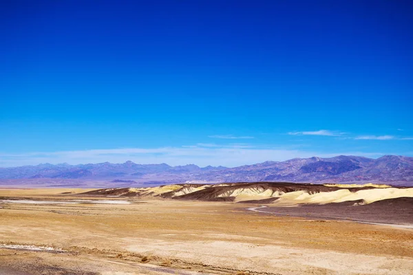 Panoramiczny Widok Punktu Zabriskie Parku Narodowym Dolina Śmierci Kalifornii — Zdjęcie stockowe