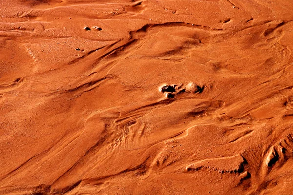 Footprints Sand Footpath Horseshoe Bend Arizona — Stock Photo, Image