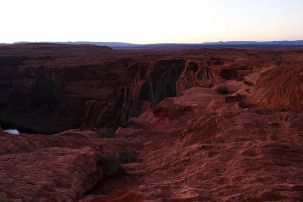 Horseshoe Bend Pobliżu Miasta Page Arizonie — Zdjęcie stockowe