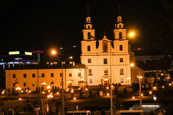 Minsk République Biélorussie Novembre 2018 Automne Temple Descente Saint Esprit — Photo