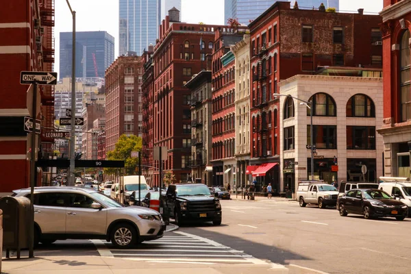 Nowy Jork Usa Września 2018 Ulice Nowego Jorku Słoneczny Dzień — Zdjęcie stockowe