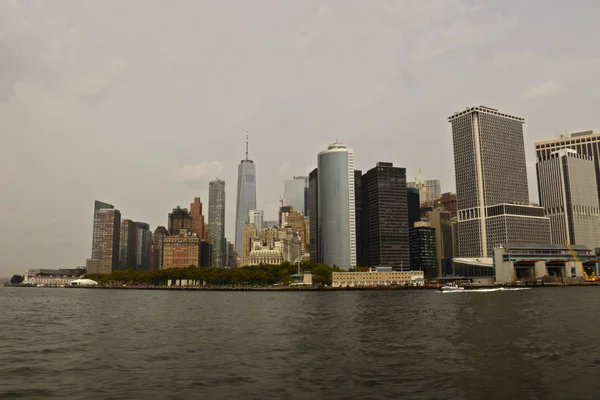 Nueva York Agosto 2018 Ciudad Nueva York Con Vista Distrito — Foto de Stock