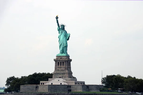 Нью Йорк Сша Августа 2018 Года Статуя Свободы Острове Свободы — стоковое фото