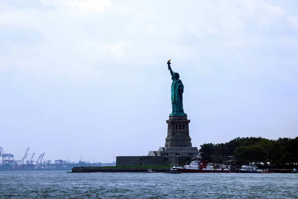 New York Amerika Birleşik Devletleri Ağustos 2018 Liberty Adasında Özgürlük — Stok fotoğraf