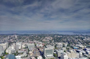 Seattle, Abd - 2 Eylül 2018: Seattle Washington'un Yukarıdan Görünümü