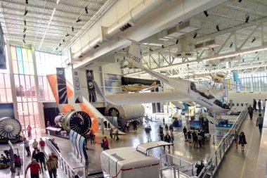 Seattle, Amerika Birleşik Devletleri - 2 Eylül 2018 Seattle Boeing Müzesi