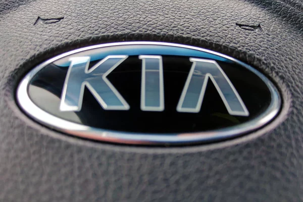 Minsk, Beyaz Rusya - 1 Şubat 2019 konsept otomobilin Kia Sportage - logo