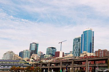Seattle, ABD, 30 Ağustos 2018 görüntülemek Seattle gökdelenlerin
