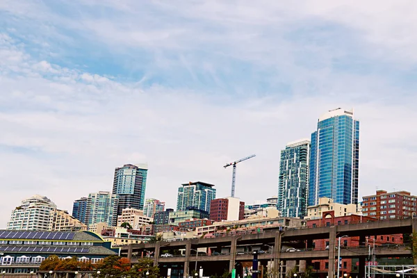 Seattle Verenigde Staten Augustus 2018 Bekijken Van Wolkenkrabbers Seattle — Stockfoto