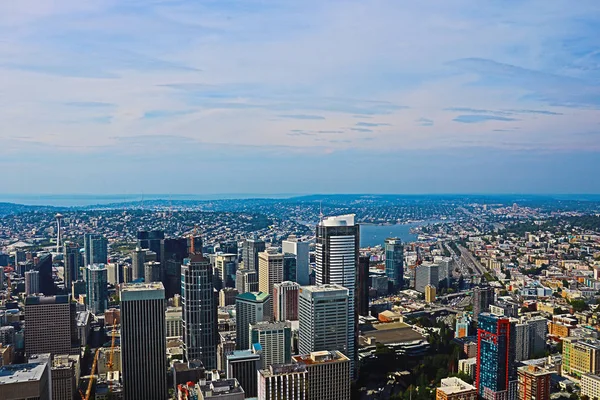 Seattle, Usa, 31 augusti 2018: Sett downtown Seattle. — Stockfoto