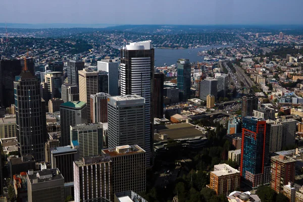 Seattle, États-Unis, 31 août 2018 : Vue du centre-ville de Seattle . — Photo