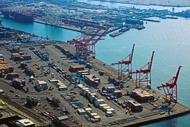 Seattle, ABD, 31 Ağustos 2018: Seattle, ABD Port.