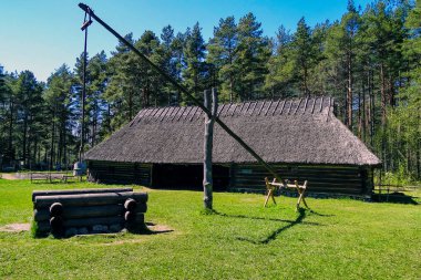 Tallinn, Estonya, 24 Mayıs, 2017: Estonya Açık Hava Müzesi.
