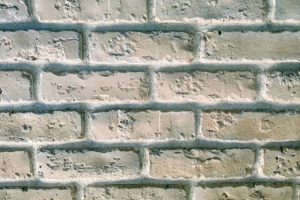 Texture of brick wall in the kitchen, background.