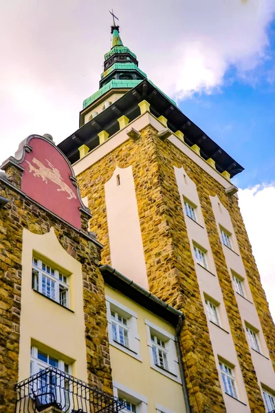 Miskolc, Hungary, May 20, 2019: Castle Hotel Palota in Lillafured, Miskolc. — Stock Photo, Image