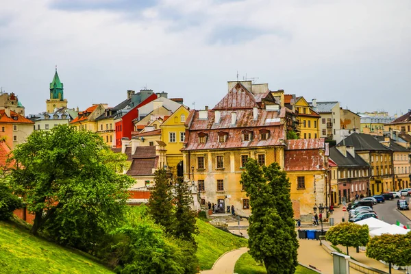 Lublin, Pologne, 10 mai 2019 : Panorama de la ville de Lublin en Pologne, Europe . — Photo