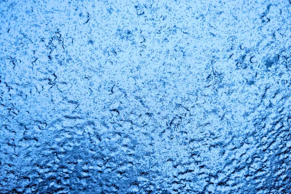 Blauer Abstrakter Glashintergrund Selektiver Fokus Textur — Stockfoto